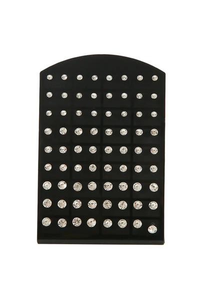 Choice 36 زوجًا من أقراط أحجار الراين بمقاسات مختلفة للنساء والفتيات مجموعة أ...