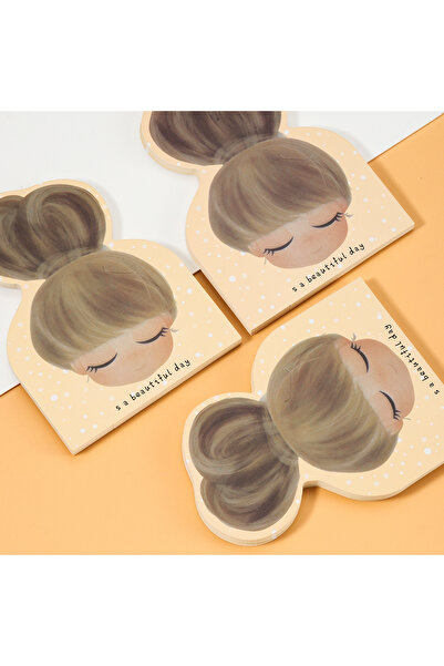 Choice 50 قطعة صفراء 10.6 × 14 سم 50 قطعة بطاقة إكسسوار شعر لطيف للفتيات مشبك...