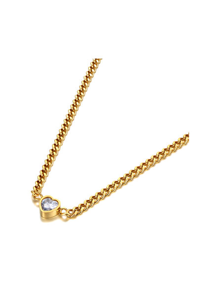 Choice عقد لوكير N21200G من الفولاذ المقاوم للصدأ والتيتانيوم على شكل قلب حب ...