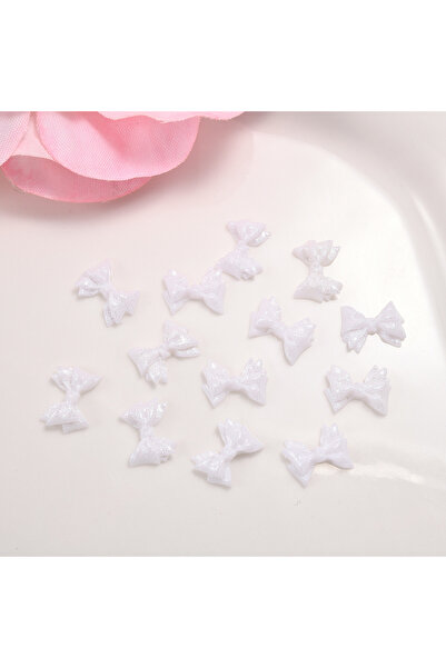 Choice 100 قطعة من زينة أظافر الراتنج ثلاثية الأبعاد باللون الأبيض، إكسسوارات...