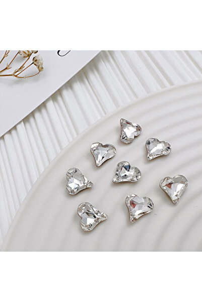 Choice 40PWX 40 قطعة من زينة الأظافر على شكل قلب ملتوي