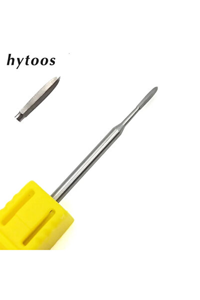 Choice HYTOOS Hexagon Cuticle Clean Burr 3/32 Stainless Steel Nail Drill Bit ...