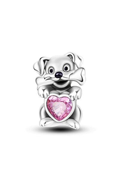 Choice KTC745 Pink Charms Original 925 Sterling Silver Heart Bow Perfume Bottle Charms Beads Pendants Fit B