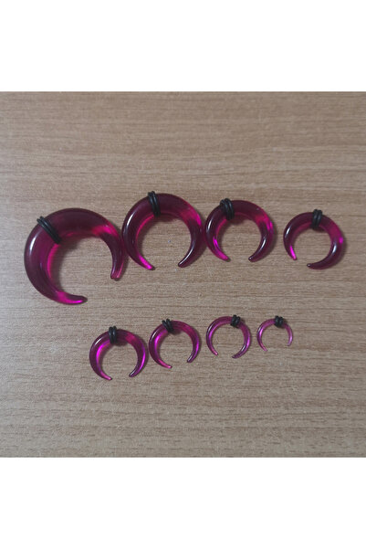 Choice مجموعة من 8 قطع باللون الأرجواني، طقم ثقب الأذن والجسم، مخاريط أكريليك...