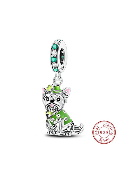 Choice KTC1486 سوار أصلي من الفضة الإسترلينية عيار 925 على شكل قلب جرو لطيف ع...