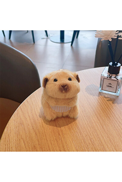 Choice Pink Cute hamster plush pendant, soft filler doll, squirrel keychain, ...