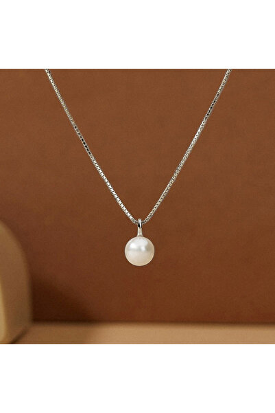 Choice XL1366 Huitan Simple Elegant Round Imitation Pearl Pendant Necklace fo...