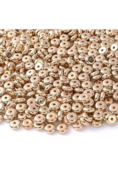 Choice1 6mm Kc golden 200pcs 200pcs Mixed Color 6mm CCB Charm Spacer Wheel Be...