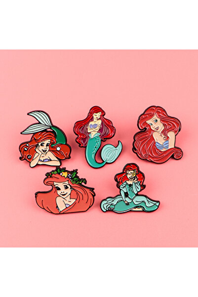 Choice 7 دبابيس مينا جنية تينكر بيل الأميرة أرييل على الملابس شارة حقيبة المل...