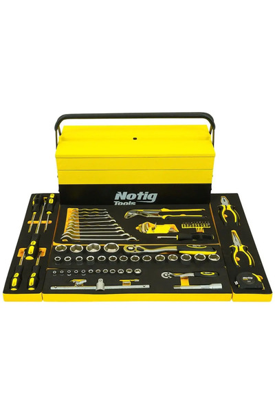 Notig Tools Trusă de scule, 86 de piese, cutie pliabilă, Notig Tools, N4802