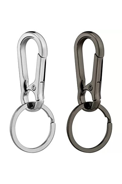 Choice 2PCS Mix 4Pcs Carabiner Clip Keychain Metal Carabiner Shape Key Ring K...