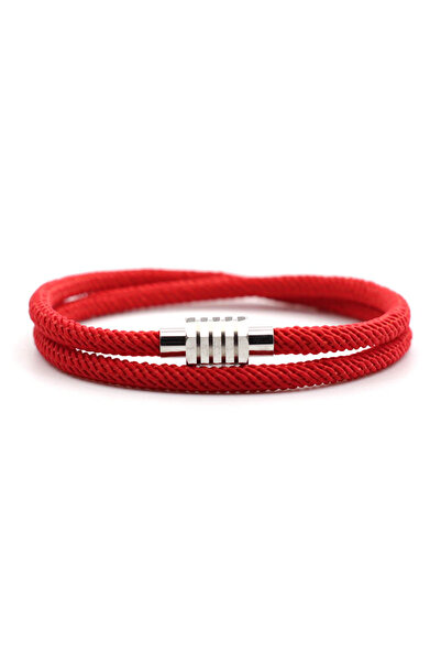 Choice 20.5cm Silver Red New Lucky Red Thread Bracelet Homme Female Unfading ...