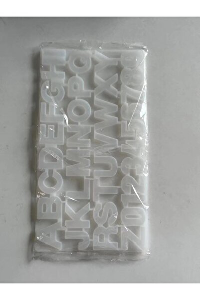 Choice white 1Pcs Letter A To Z Mold Alphabet & Number Silicone Molds Epoxy Resin Molds for DIY Jewelry Mak