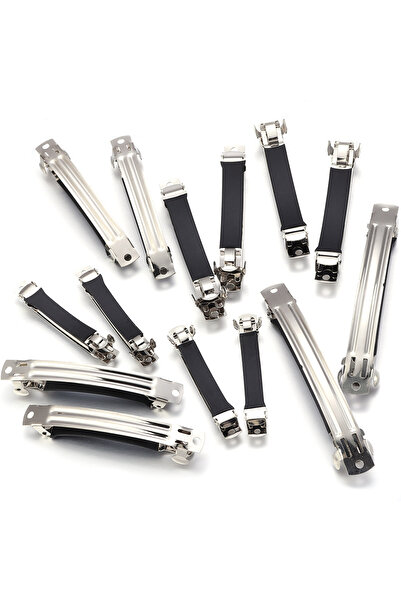 Choice 6 سم (10 قطع) روديوم 10 قطع/حزمة مشابك شعر زنبركية سميكة مشبك تثبيت قا...