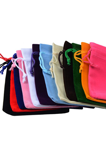 Choice أكياس مخملية متنوعة عشوائياً، 9×12 سم، 10 قطع/عبوة، 7×9 سم و9×12 سم، ل...