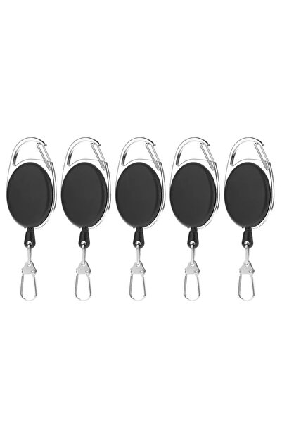 Choice 5 PCS 1/3/5/10Pcs Fly Fishing Key Ring Retractor Tool Retractable Keyc...