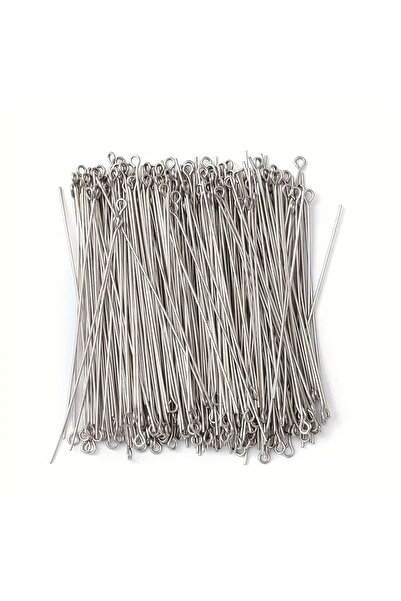 Choice 200 قطعة 200 قطعة 35 مم سلك معدني صغير دبابيس عيون خرز صغيرة مفتوحة ال...