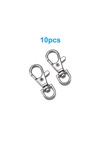 Choice 10pcs-23mm 3/10/20pcs Keychain Rotating Connector Jewelry Buckle Makin...