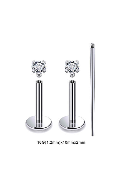 Choice ثقب الأذن المستديرة، ثقب الشفاه، مجوهرات ثقب الشفاه 16 جرام (1.2 مم) ×...