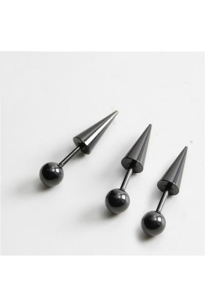 Choice مجموعة من 3 قطع B-Black من 3 قطع/مجموعة من أقراط الأذن المدببة ذات الط...