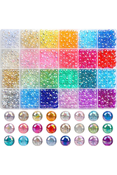 Choice1 6mm(1200Pcs) 1 box of 6 mm (1200 pieces) 8 mm (480 pieces) transparen...