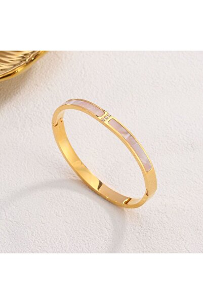 Choice أساور من الفولاذ المقاوم للصدأ متعددة الأنماط باللون الذهبي E كلاسيكية...