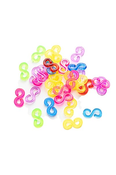 Choice مزيج 500 قطعة S مشابك خطاف موصلات بلاستيكية إعادة تعبئة ل DIY سحر نول سوار سوار مجوهرات ما...