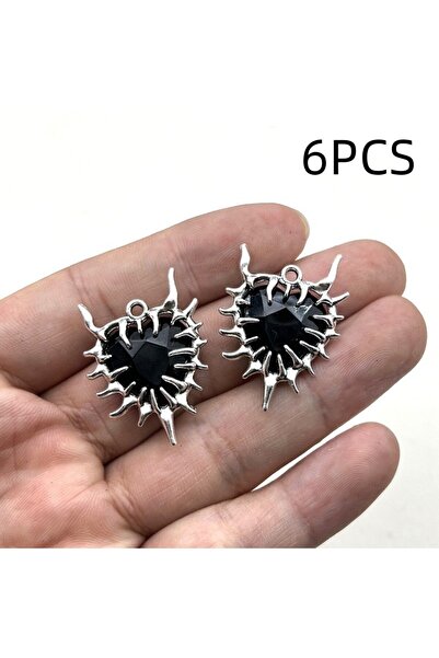 Choice 6 قطع سوداء من مجموعة Thorn Love Punk Gothic Dark Style Alien Diamond ...