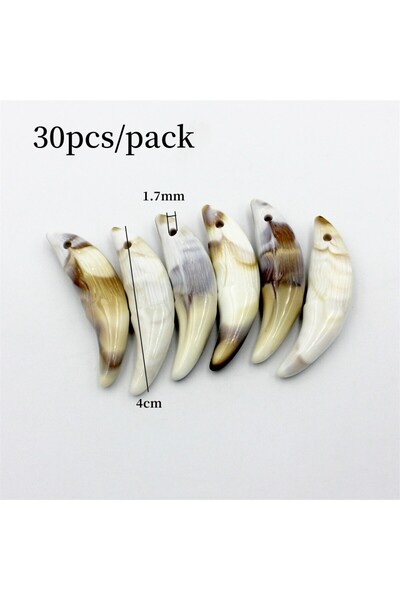 Choice 30 قطعة من 20 قطعة/30 قطعة/100 قطعة من المعلقات العاجية لصنع المجوهرات...