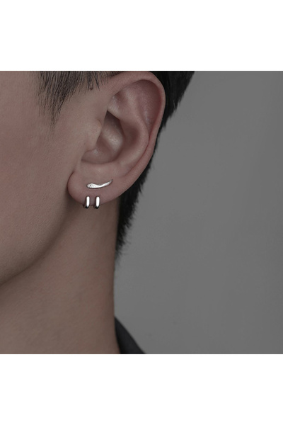 Choice أقراط بانك جديدة للرجال قابلة للفصل ذات غرضين، أقراط مرصعة بمسامير الأذن، مجوهرات عصرية