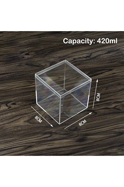 Choice صندوق بلاستيكي شفاف مربع A7، صندوق تربية أسماك البيتا، صندوق تعبئة حلو...