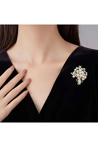 Choice دبابيس شجرة الحياة الذهبية الأنيقة، بروش باقة، إكسسوارات أزياء نسائية ...