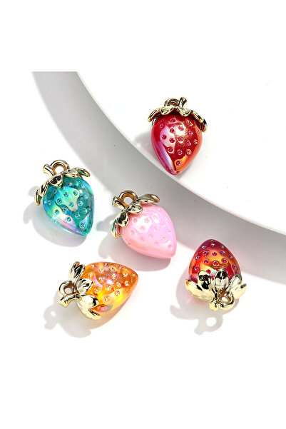 Choice مزيج عشوائي من الألوان 10 قطع شفافة 23 × 31 مم من دلايات الأكريليك على...