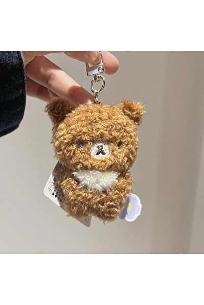 Choice سلسلة مفاتيح على شكل دب منفوش مجعد الشعر 2، لعبة محشوة بشعر مجعد، دمية...