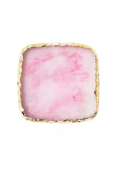 choice2 Square light Pink Natural Resin Stone Luxury Nail Art Palette Mix Col...