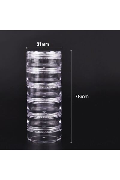 Choice 1482674-6 طبقة 2-7 طبقة صندوق تخزين المجوهرات منظم متعدد الطبقات رف تخ...