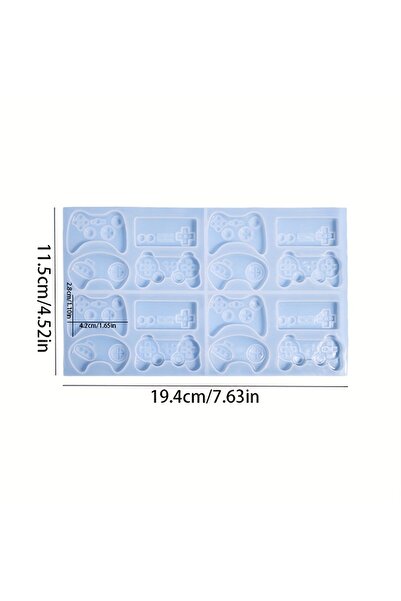 Choice mold Controller Silicone Molds, 16 Cavity Video Game Controller Molds for Resin,Chocolate, Candy, Ca