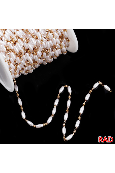 Choice 1 متر S1 1M ABS حبات اللؤلؤ الزجاج الحجر المعادن النحاس سلسلة للمجوهرا...