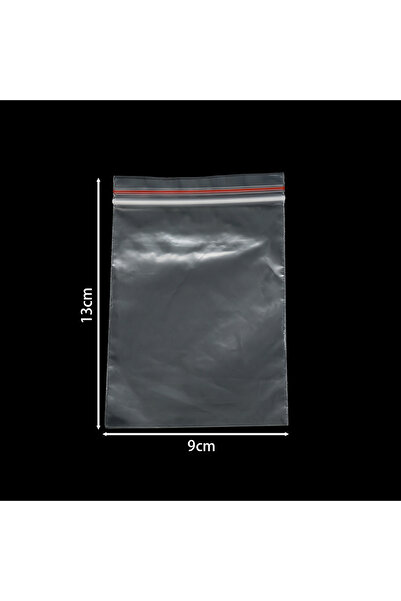Choice 9x13 سم 100 قطعة أكياس بلاستيكية شفافة بسحاب متعددة الأحجام لتخزين أسا...