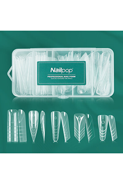 Choice8 JMFS5IN1-Clear 150 Nailpop 6in1 French Nail Dual Form 360pcs 6 Shapes...