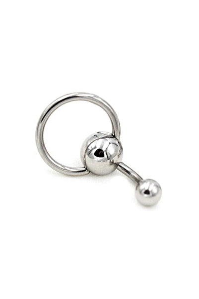 Choice 8 مم S1-1 قطعة فضية 1 قطعة بانك 6 مم / 8 مم / 10 مم حلقات زر البطن من الفولاذ المقاوم للصدأ ، جسم السرة من الفولاذ الجراحي