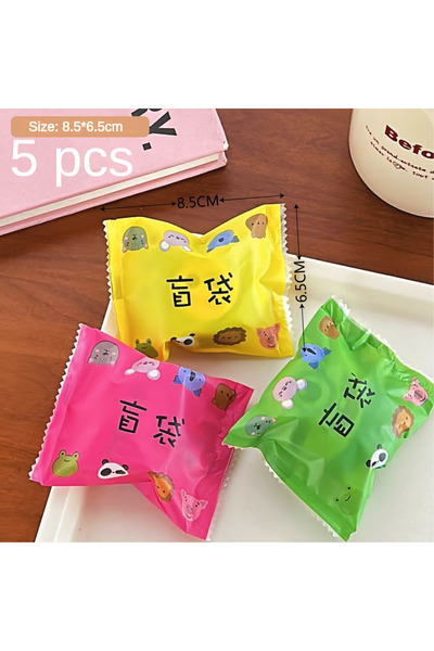 Choice other Plush Small Size 5pcs 5 Pcs Cute Cartoon Plush Toy Brooch Blind ...