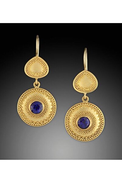 Choice أقراط E771 كلاسيكية ذهبية اللون مزخرفة للنساء بتصميم عرقي إبداعي من ال...