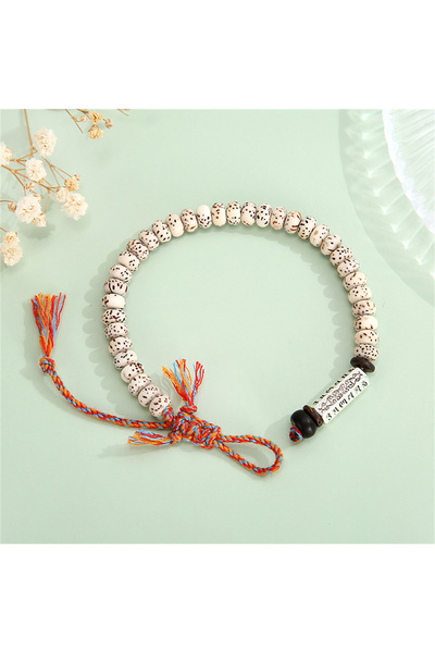 Choice BR20Y0188 سوار من خرز بودي الخشبي الطبيعي البوذي التبتي، تميمة منحوتة ...