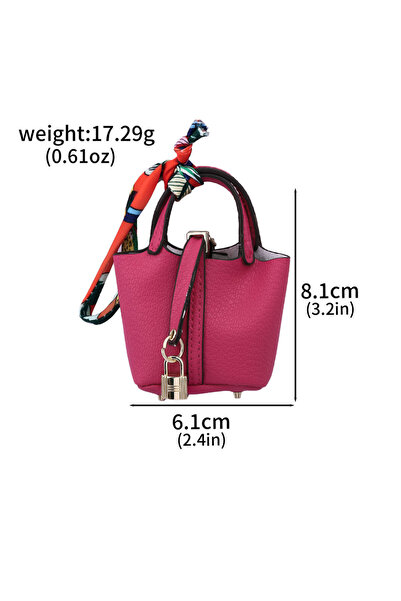 Choice BG00136-10 سلة طعام صغيرة، حقيبة أحمر شفاه، حقيبة سماعات رأس، حقيبة لط...