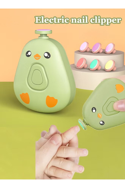 Generic Electric Nail Grinder Splash-Proof Electric Nail File with 6 Grinding Heads