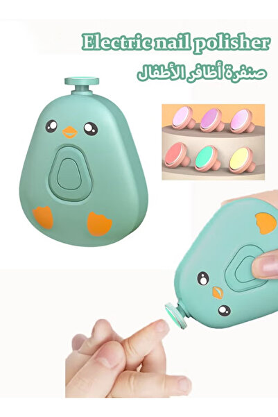 Generic مبرد أظافر كهربائي مقاوم للرذاذ مزود بـ 6 رؤوس طحن