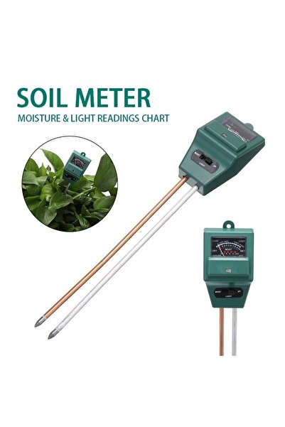 Saatistan 3in1 Toprak ve Bitki Nem, Su, Işık ve pH Ölçüm Cihazı