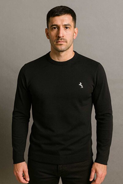 ANATOLIATEKSTILE Men's Knitted Sweater – Simple, Elegant, Soft Touch, Casual-...