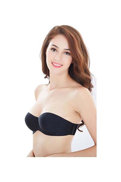Joychic Antislip Strapless Invisible Bra Black